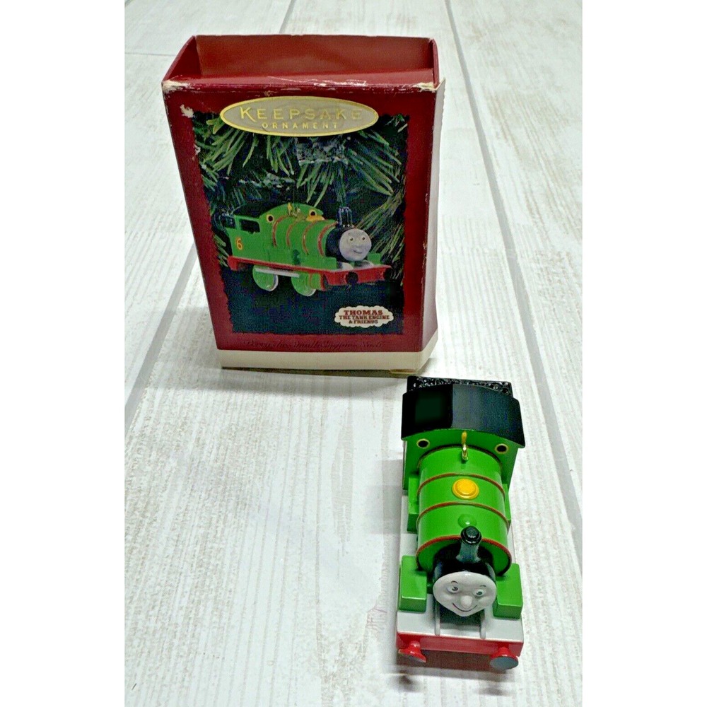 Hallmark "Percy The Small Engine No.6" Thomas Train Ornament 1996